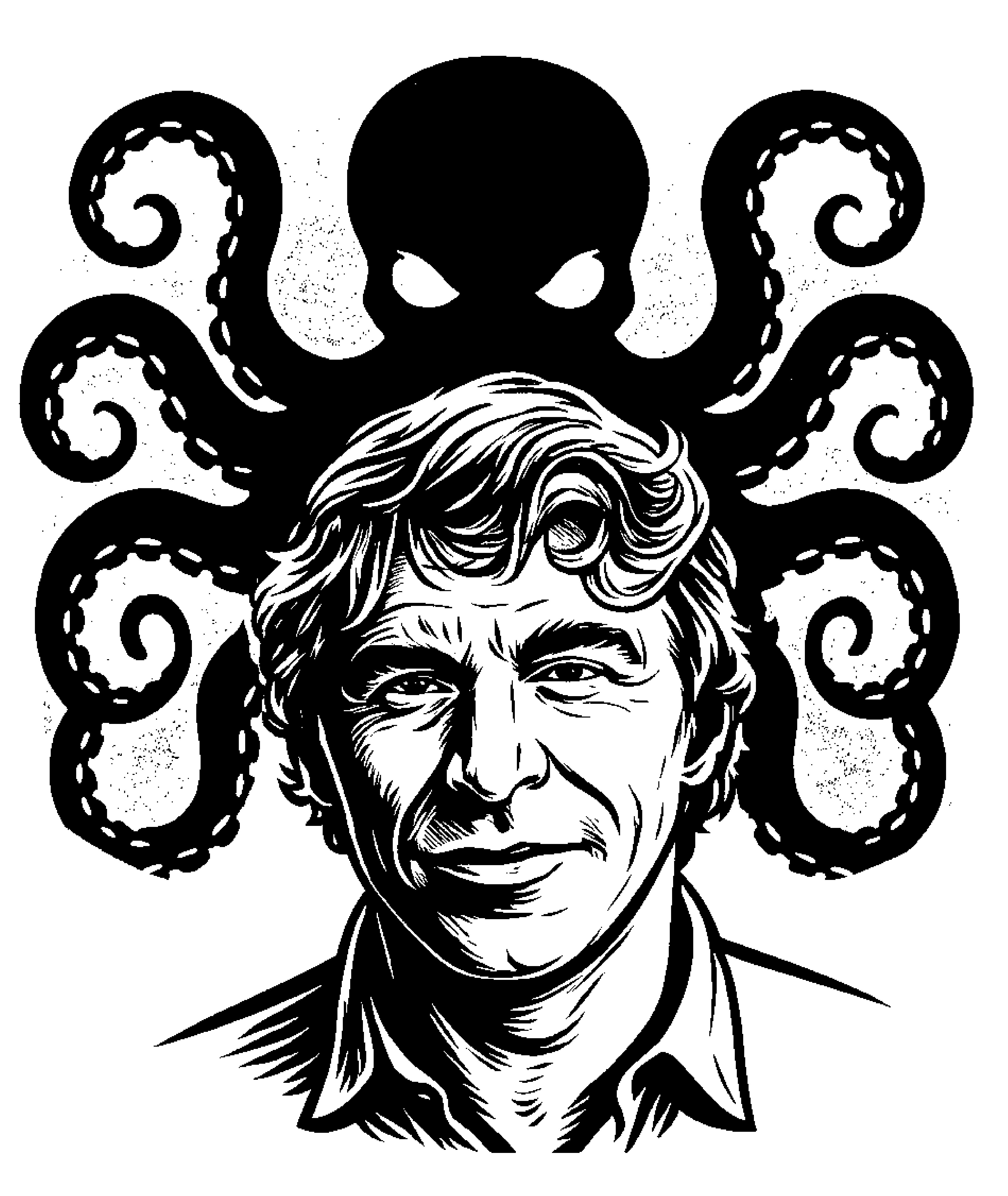 Illustration von Danny Casolaro mit Oktopus